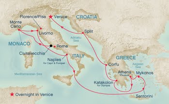 What companies run services between greece and naples, italy? Italy Inside Italy Travel News From Italy Cruises To Rome Holidays And Amalfi Coast Holidays Cruises Around Italy Cruise Rome To Venice 3 Day Sale