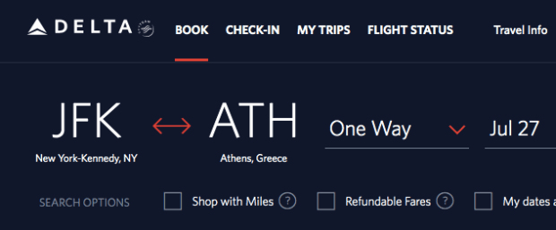 JPG View current greece travel restrictions. Delta Pushes Jfk Greece Flights Out To
