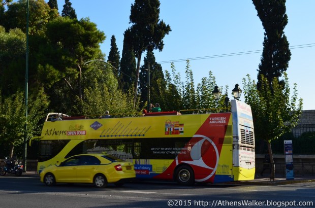 See the historical sights of athens from an open top bus . Athens Walker Walking Along Vassilissis Sofias Avenue Pt 1