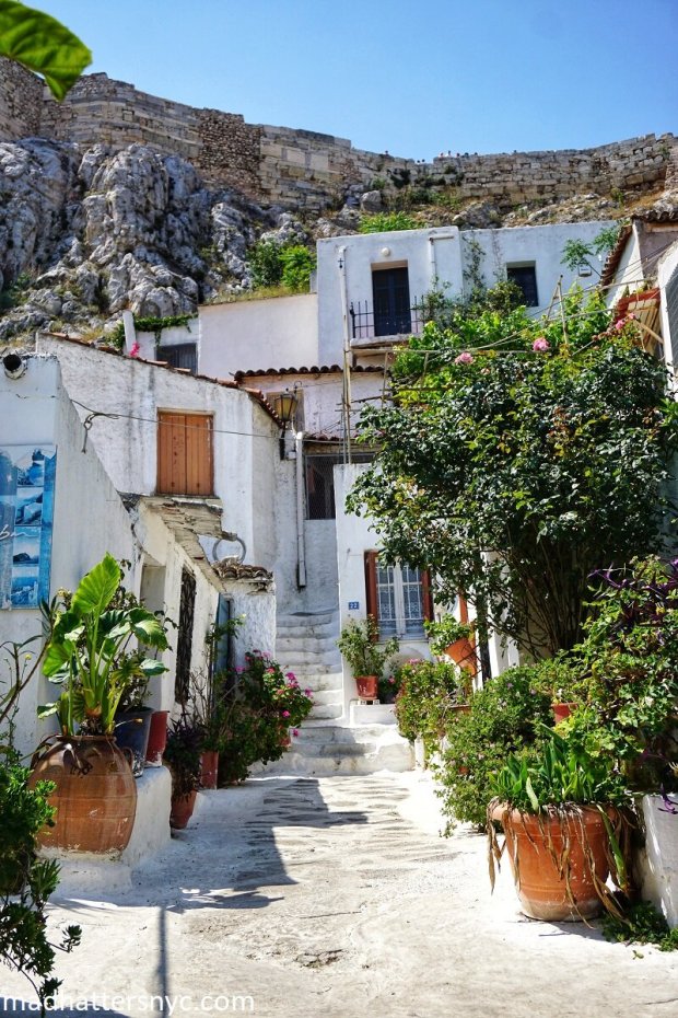 JPG Walk through the charming plaka district, with its white staircases, cafe's and terraces. Postcard Perfection A Self Guided Walking Tour Of Athens Charming Plaka Neighborhood Mad Hatters Nyc