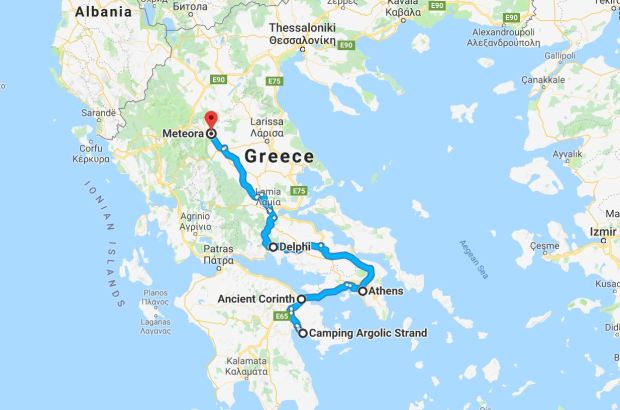 The train makes 14 stops. Rv Roadtrip Ancient Corinth Athens Delphi And Meteora Don T Waste Life